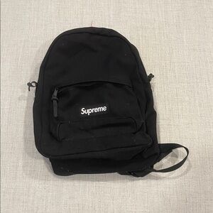Supreme Classic Black Backpack